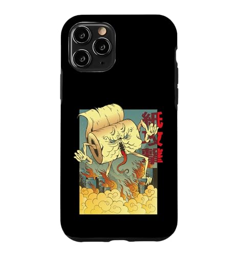 Japanese Anime Toilet Paper Monster Attack, Vintage Poster �X�}�z�P�[�X iPhone 11 Pro �p