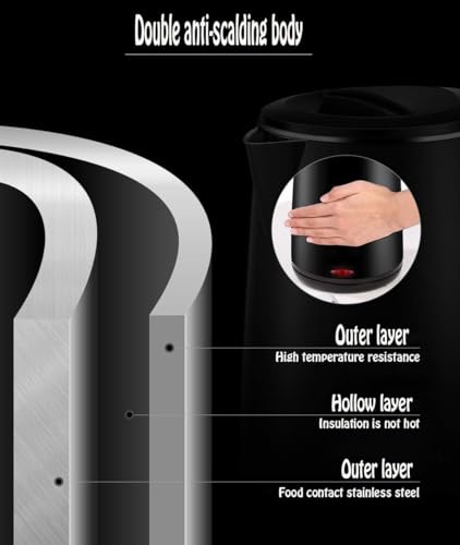 Kettle eléctrico inoxidable 1.8L 1500W azul miniatura 3