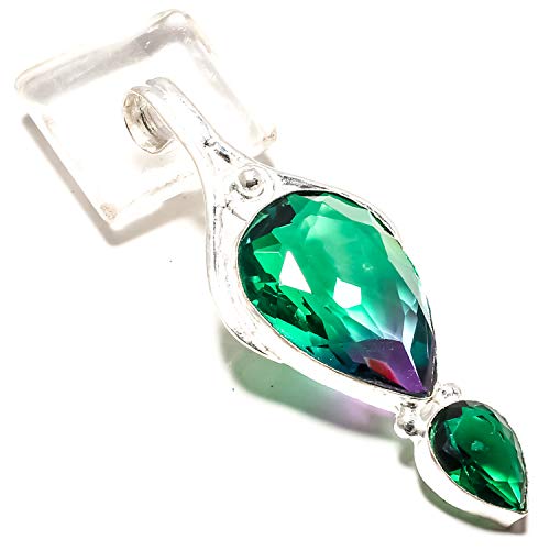 Pendentif tourmaline chrome diopside pour sublimer vos tenues de soirée