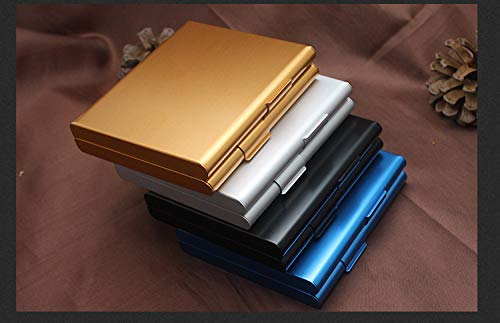 ToBeIT aluminium métallique de cigarettes de cas de cigarettes pour 20 ou 18 seulement (Noir) – vue 4