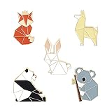 SHUNING Origami Animal Pin Set