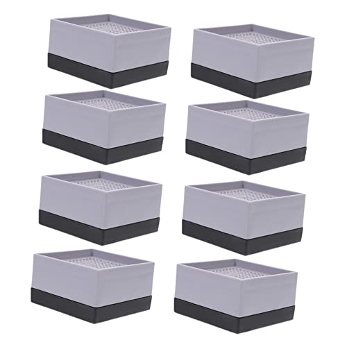 Opiniones y reviews de remate de lavadoras comprados en linea. 38 Cabilock 8 Piezas Elevadores de Muebles de Plástico para Sofás Mesas y Camas Alzadores Antideslizantes para Lavadoras y Refrigeradores Altura de Patas de Muebles