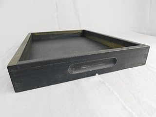 American Made Farmhouse Serving Tray | Authentic Handcrafted Wood Tray for Rustic Breakfast in Bed or Entertaining