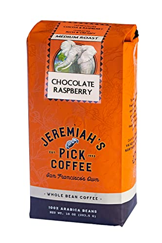 Chocolate Raspberry - Whole Beans - 10Oz, Caffeinated #TOP11