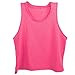 oceanside Children's Training Vest, 12Pcs Large Mesh Breathable Children Football Training Exercise Vest Rose Red Free Size