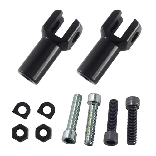 Kit de support repose-pieds passager moto Softail 2000-2006 plaque pied pédale noir