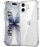 Amazon.co.jp: [TEELOFU]For iPhone17 ケース クリア カバー 透明 MIL