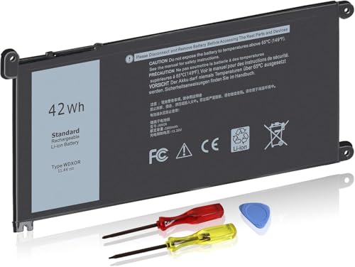 Shyarweyy 42Wh WDX0R P69G Battery for Dell Inspiron 7368 7378 7460 7579 7569 7570 7573 5568 5584 5570 5567 5368 5378 5575 5770 5775 Latitude 3189 3390 WDXOR P69G001 3CRH3 P75F P58F P66F and More