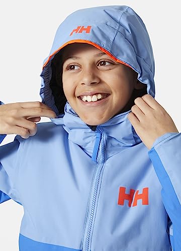 Image of Helly-Hansen Junior Traverse Jacket - Waterproof, Breathable, Unisex Design, Ideal for Outdoor Adventures