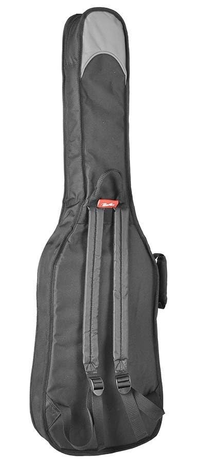 Generisch E-Gitarre Tasche Gigbag 25mm Polsterung schwarz grau – Premium Gitarrentasche für E-Gitarren, wasserabweisend & stoßfest – mit Schultergurten, Tragegriff & Zubehörfach – Modell E-25-BG