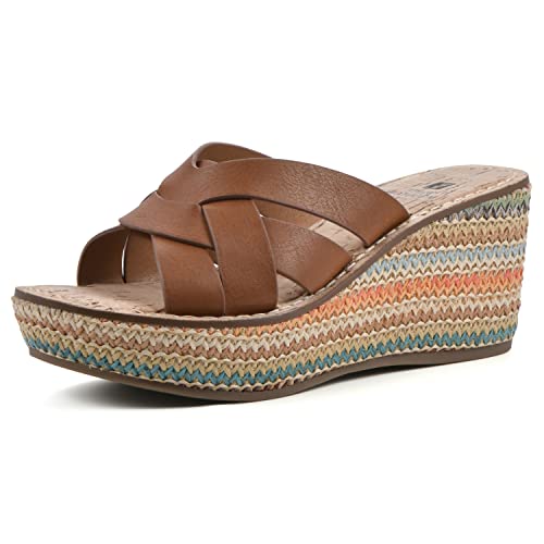 WHITE MOUNTAIN Women's Samwell Platform Wedge Sandal