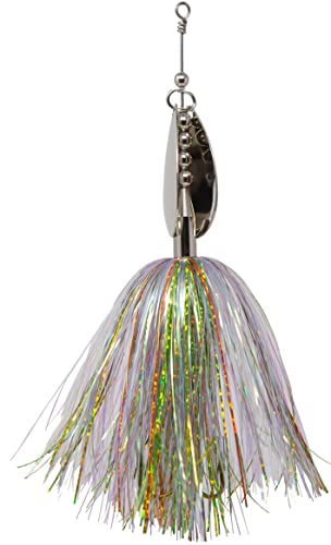 Tooth Shield Tackle The 309 Musky Bucktail Muskie Pike Double 9 Inline Spinner Musky Lures Baits Tackle (Bluegill) #TOP27