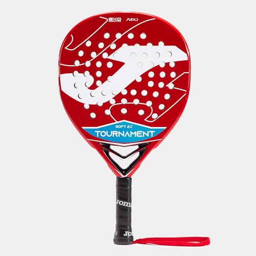 Joma Padel Pala Tournament Soft, Rosso Bianco