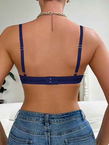 Image of SOLY HUX Women's Sexy Lace Bras Underwire Everyday Bra Comfort Push Up Bralettes