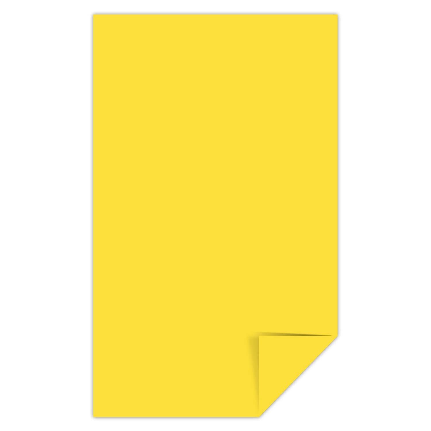 Astrobrights Color Paper, 8.5" x 14", 24 lb/89 gsm, Solar Yellow, 500 Sheets (22532) - Image 4
