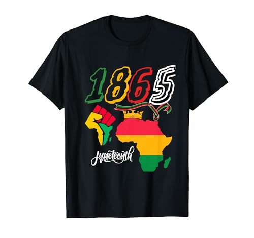African Celebrate 1865 Juneteth, T-shirts graphiques amusants pour hommes T-Shirt