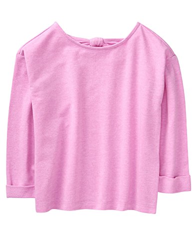 Crazy 8 Girls' Little 3/4 Sleeve Active Bow Back Pullover