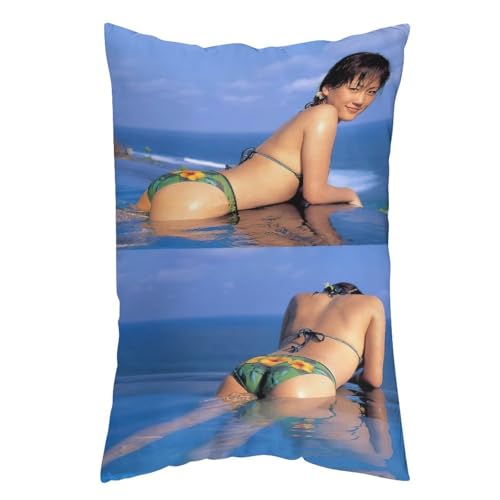 ?瀬はるか 5枕カバー 抱き枕 クッションカバー ピローケース 両面デザイン おしゃれ 軟らかい 多機能装飾 部屋 ソファー オフィス 車用 12 "x20 "