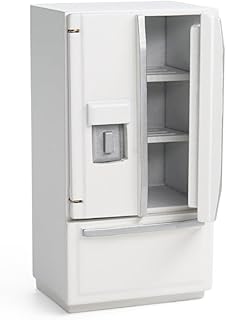 Odoria 1/12 Miniature Kitchen Fridge Refrigerator Dollhouse Furniture Accessories, White