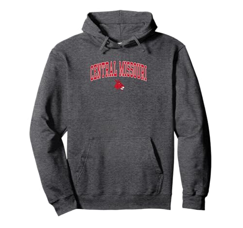 Central Missouri Mules Arch Over Logo Officially Licensed Pullover Hoodie
