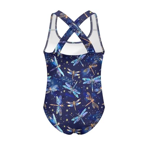 Image of JEOCODY Swimsuit for Girls One Piece Bathing Suit for Teens Crossback Hawaiian Beach Swimwear