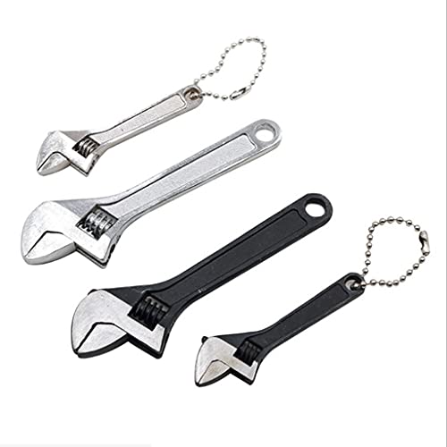 Wpyyi Multifunction Mini Wrench Quick Metal Repair Portable Hand Tool Jaw Spanner High Strength With Chain Universal Adjustable Wrench (Color : B, Size : Small) #TOP3
