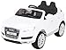 Produktbild Actionbikes Motors Kinder Elektroauto Audi Q7 4L - Lizenziert - 2 x 45 Watt Motor - 2,4 Ghz Rc Fernbedienung - USB - Mp3 - Elektro Auto für Kinder ab 3 Jahre (Weiß)
