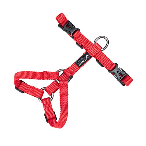 Arnés para gatos EXCELLENT ELITE SPANKER de nailon resistente con ajuste antitirones color rojo 6