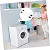 Tofficu 2pcs Adjustable Movable Base for Washing Machine and Refrigerator Extendable Appliance Roller Stand Universal Mobile Furniture Trolley Rack