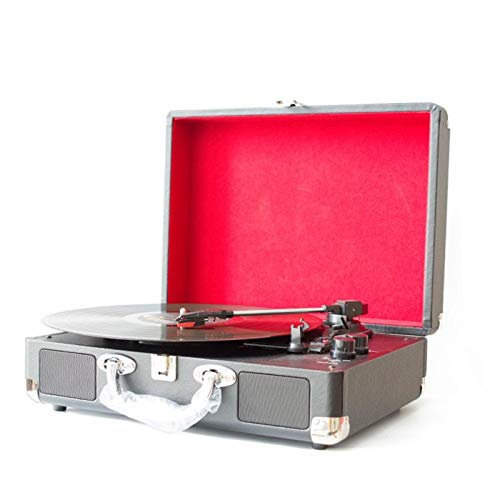 Tourne-Disque Gramophone rétro avec Haut-parleurs sans Fil, Plateau tournant Bluetooth à entraînement par Courroie (Noir… - Les Beatles, Paul McCartney, John Lennon, RIngo Starr, George Harrison Tourne-Disque Gramophone rétro avec Haut-parleurs sans Fil, Plateau tournant Bluetooth à entraînement par Courroie (Noir… – Image 3