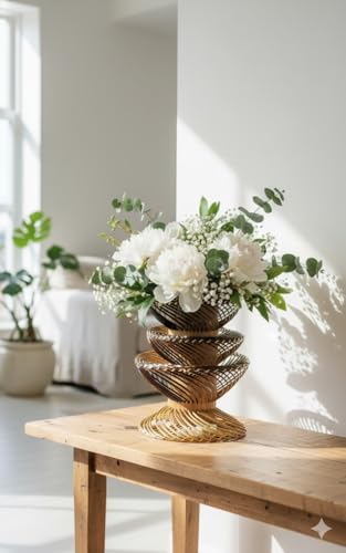 Bamboo Flower Vase for Home Decor | Modern Eco-Friendly Vase