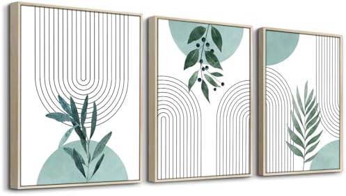 hyidecorart Marco Madera Boho Verde Salvia Cuadros Decoracion Sal...