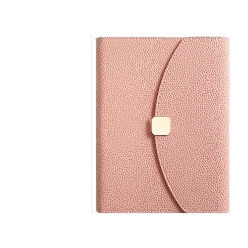 Libretas bonitas de cuero suave y clip metálico de diseño elegante para oficina