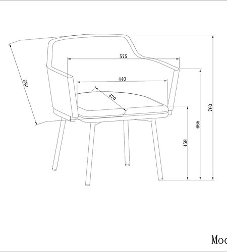 Milan Denise Club Style Swivel Arm Chair (Set of 2), White