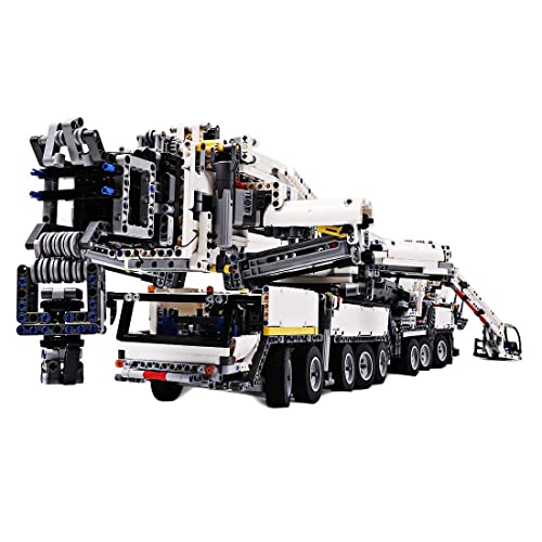 YLPCK Technik Riesenkran Bausteine, Technik Fernbedienung Riesenkran mit Motoren, MOC Riesenkran Klemmbausteine…