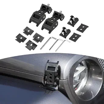 RT-TCZ Aluminum Hood Latches for Jeep Wrangler and Gladiator (2 pcs)
