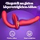 Strapless Strap On Umschnall für Frauen, Strapon mit Vibration für Paare Umschnallpenis für Frauen, Fernbedienung Doppeldildo Vibratorsets Umschnalldilodo für Paare Sex-Spielzeug Lesbischen Paarspiel