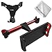 FIRST2SAVVV Rojo Universal para reposacabezas de Coche para Asiento Trasero Soporte Extensible rotación para 4 – 11 Pulgadas Tablet/Móvil + Soporte Móvil Coche de Gravedad para iPhone X 8 etc