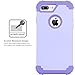 BENTOBEN Case for iPhone 8 Plus, Case for iPhone 7 Plus, 3 in 1 Hybrid Hard PC Soft Silicone Heavy Duty Rugged Bumper Shockproof Anti Slip Full-Body Protective Cases for iPhone 8 Plus/7 Plus, Purple