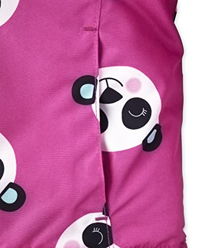 The Children's Place Baby Girls And Toddler Girl Heavy 3 In 1 Winter Jacket, Wind-Resistant Water-Resistant Shell, Fleece Inner Down Alternative Coat, Fuchsia Pandas, 3T Us #TOP4