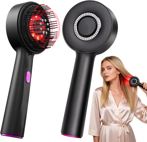 Image of Premium Head Scalp Electric Massager Comb | Scalp Massaging Brush with 3 In 1 Hair Oil Applicator | IPX7 Waterproof,Portable Deep Massager For Hair & Head Relaxation at Home | Shiatsu Massage for Hair Growth /Stress Relax (Black)
