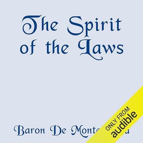 Page de couverture de The Spirit of the Laws