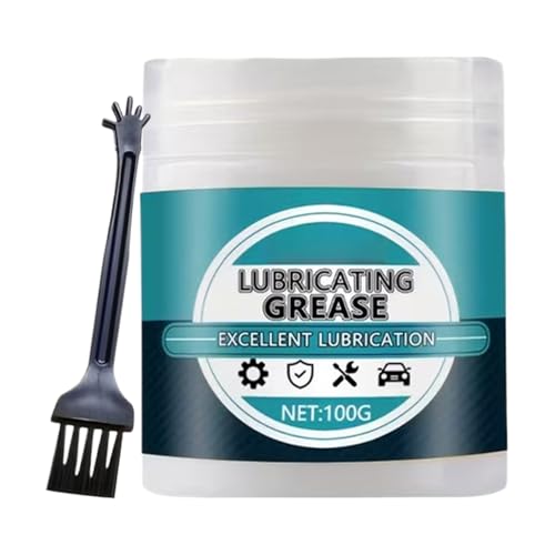 Grasa Para Automóviles - Lubricante De Reducción De Ruido De 100 G, Grasa Portátil Para Automóviles De Alta Temperatura | Grassoo Rodamientos De Ruedas Con Cepillo Para Coches Suv Puertas De Garaje Ej