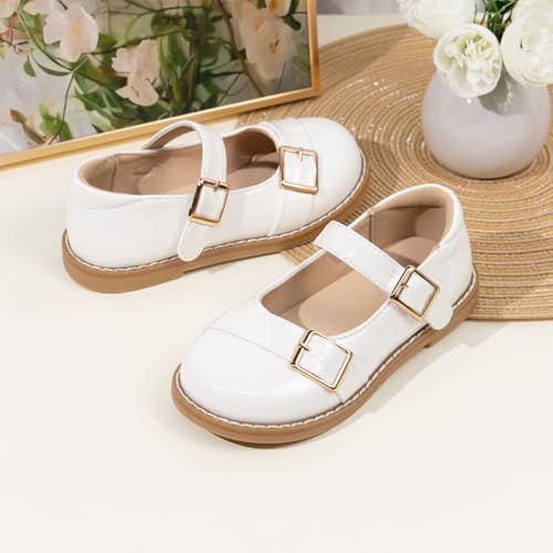 Toddler Girls Mary Jane Flats Little Kids School Uniform Dress Shoes Oxford for Wedding Party Church2