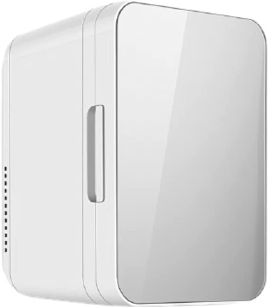 Mini réfrigérateur de voiture de 8L argenté pour chambre et bureau