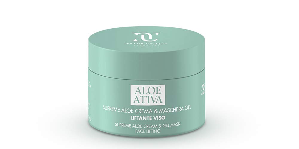 Natur Unique - Supreme Aloe Cream & Face Liftant Gel Mask, yellow, 100 ml (Pack of 1) - Image 2