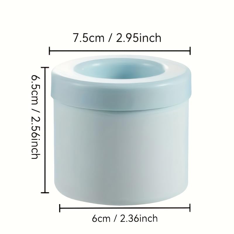 Molde de hielo de silicona 2 piezas con dispensador miniatura 5