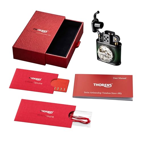 Set de regalo encendedor recargable THORENS con caja miniatura 1