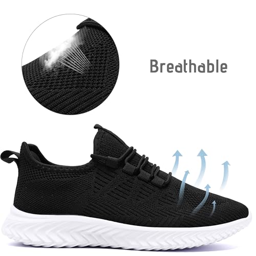Image of Mens Running Shoes Tennis Shoes Walking Gym Sneakers Lightweight Non Slip Mesh Casual Workout Sneakers