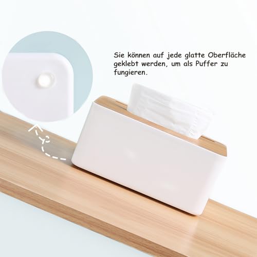 Petutu 316 Stück Gummipuffer Transparent Elastikpuffer Möbelpuffer Türpuffer, Selbstklebend Lärm Dämpfung Pads Anschlagpuffer für Tür, Schränke